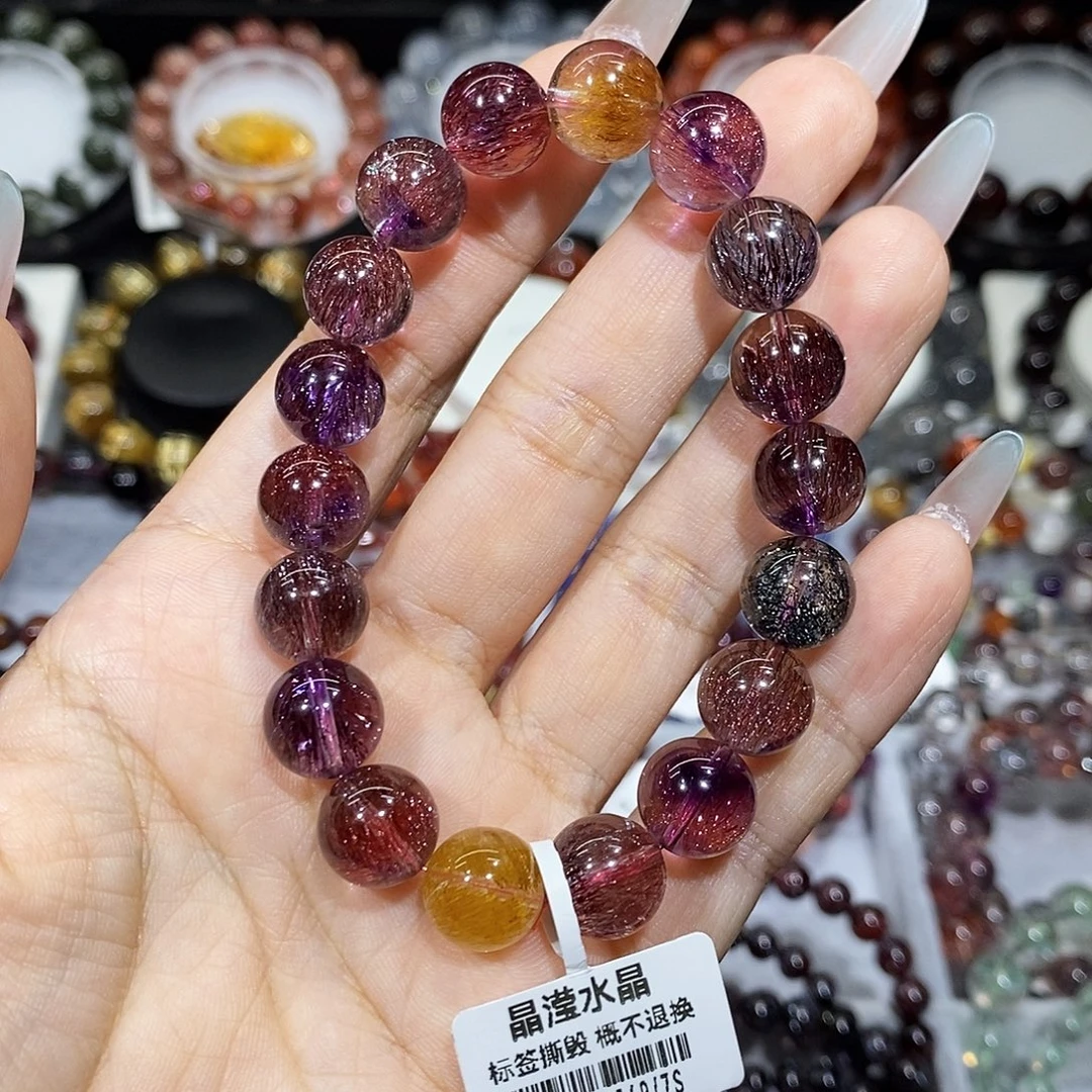 水晶手串未镶嵌稀有色11