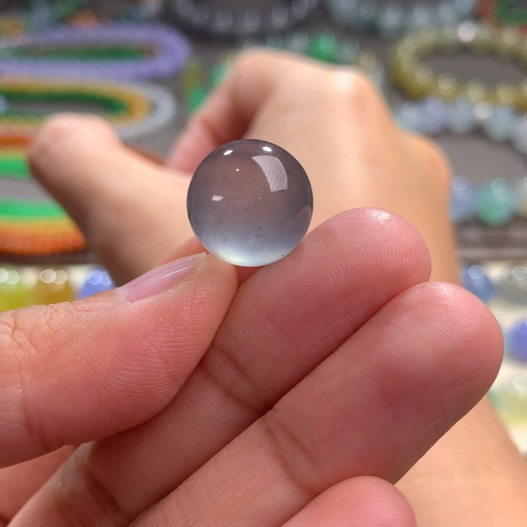 翡翠未镶嵌手链卡13.5 高货性价比