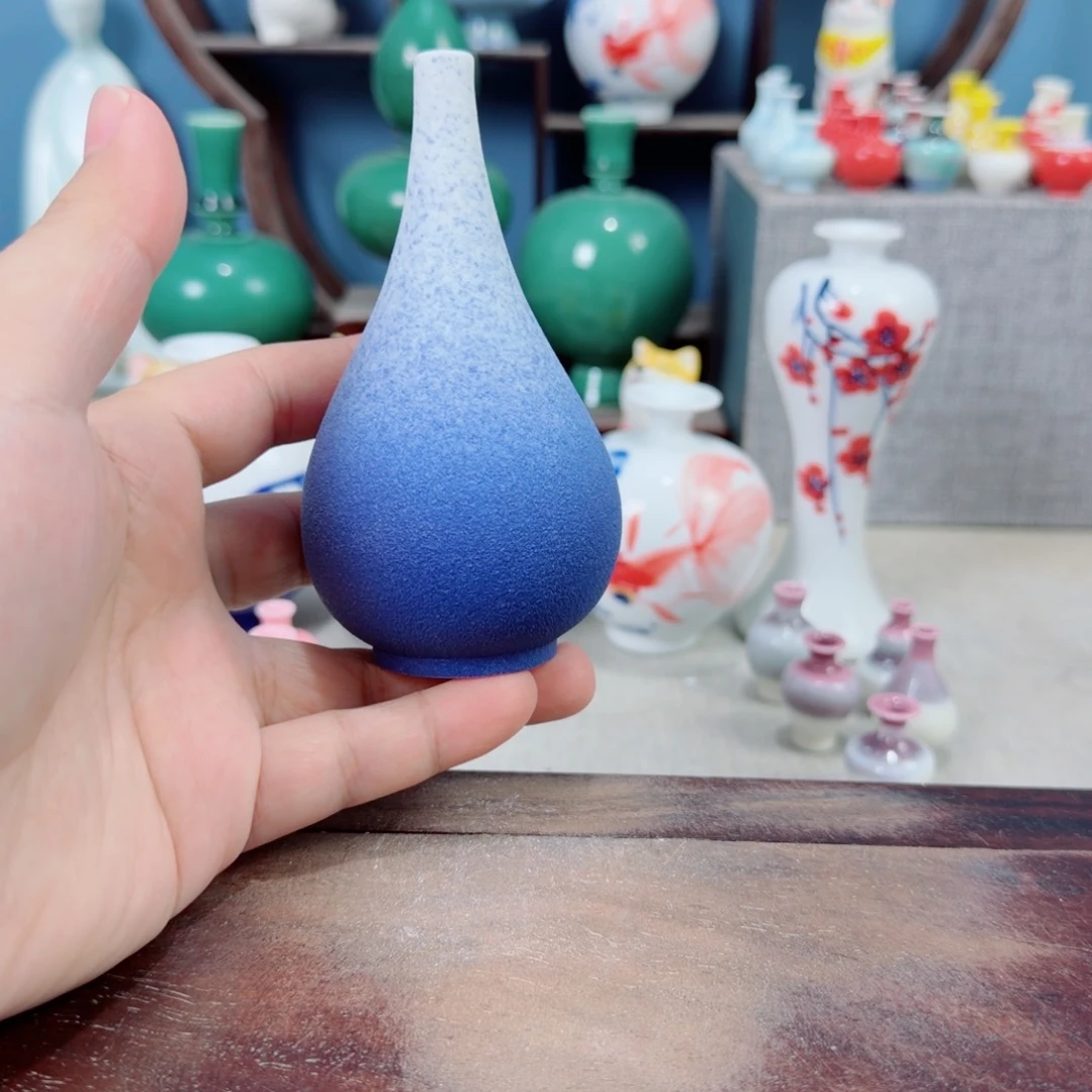 陶瓷手工小花器摆件
