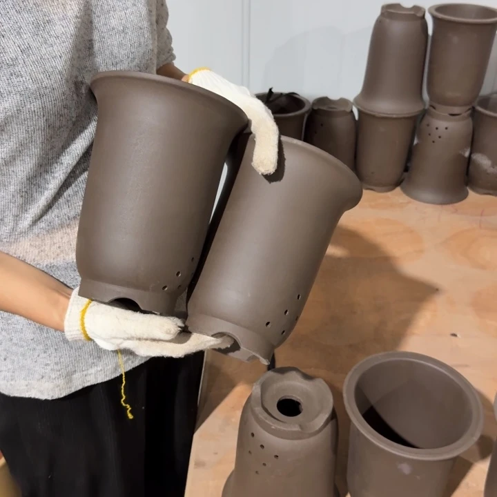 紫砂紫砂花盆破损补发