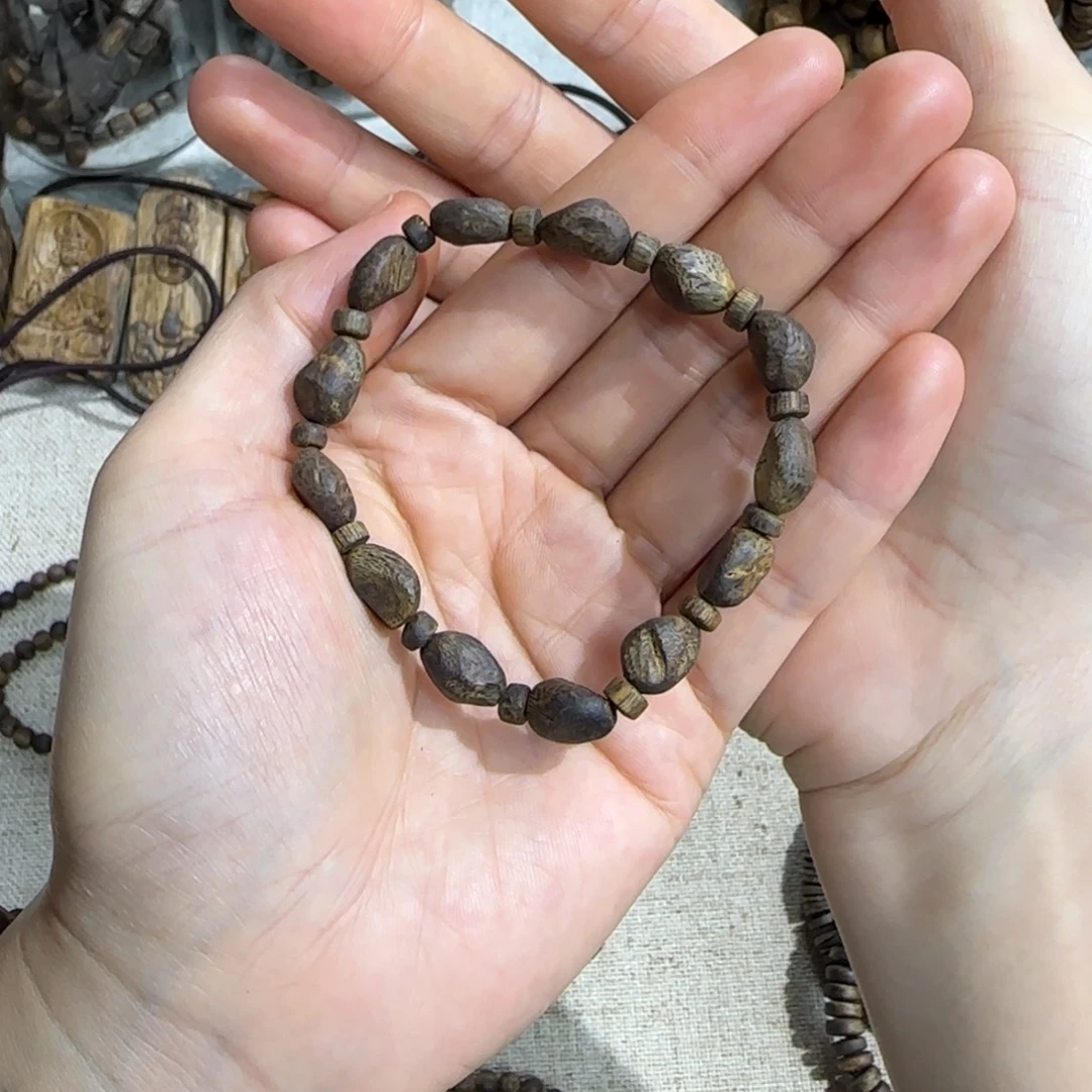 手串沉香沉水随形树钉手串6克、多样性发一串