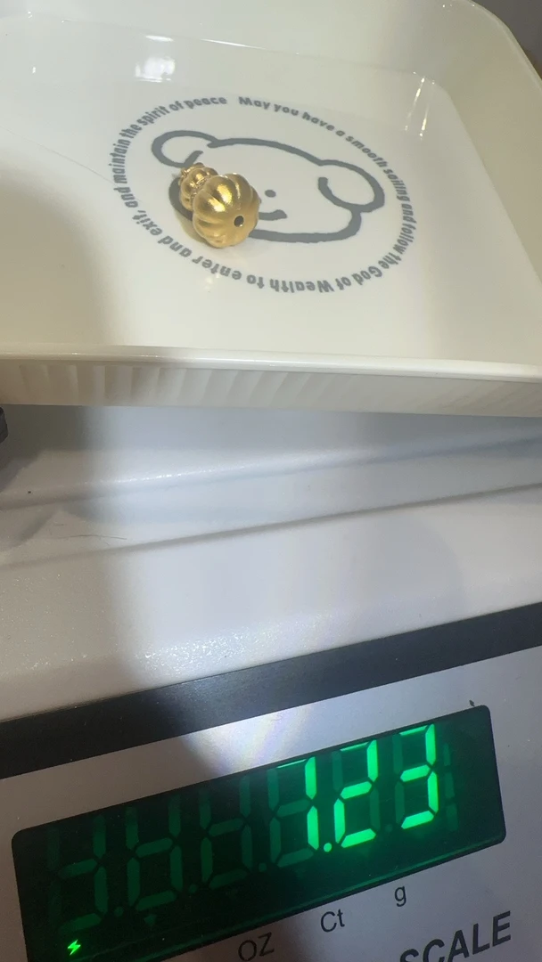 足金精品工艺吊坠