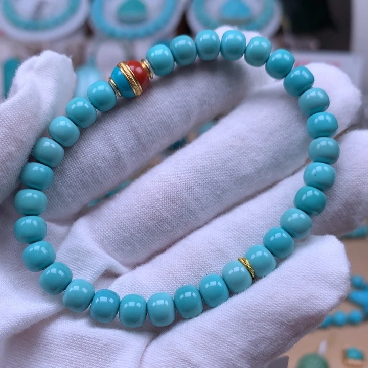 未镶嵌绿松石珠宝奇石