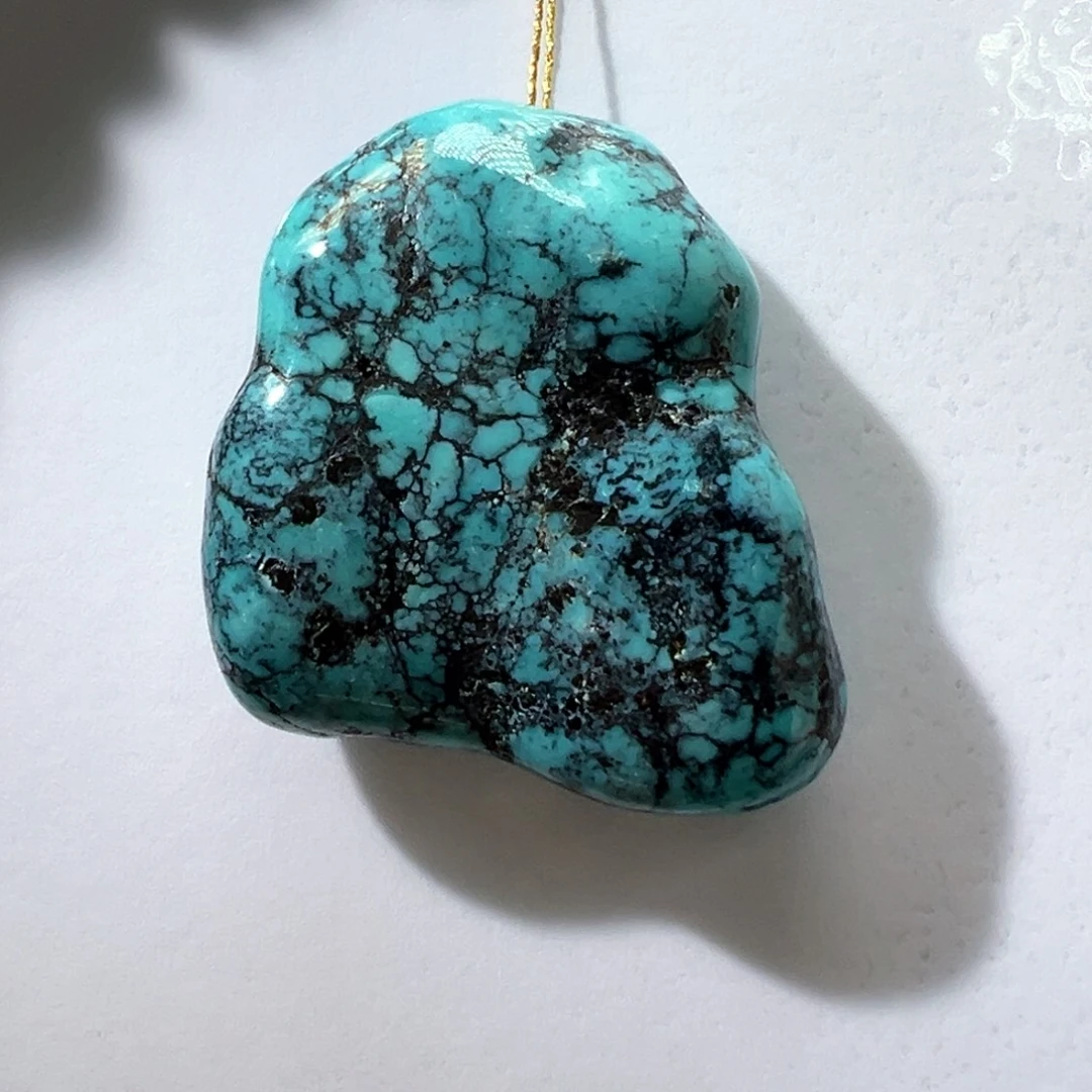 绿松石未镶嵌挂件