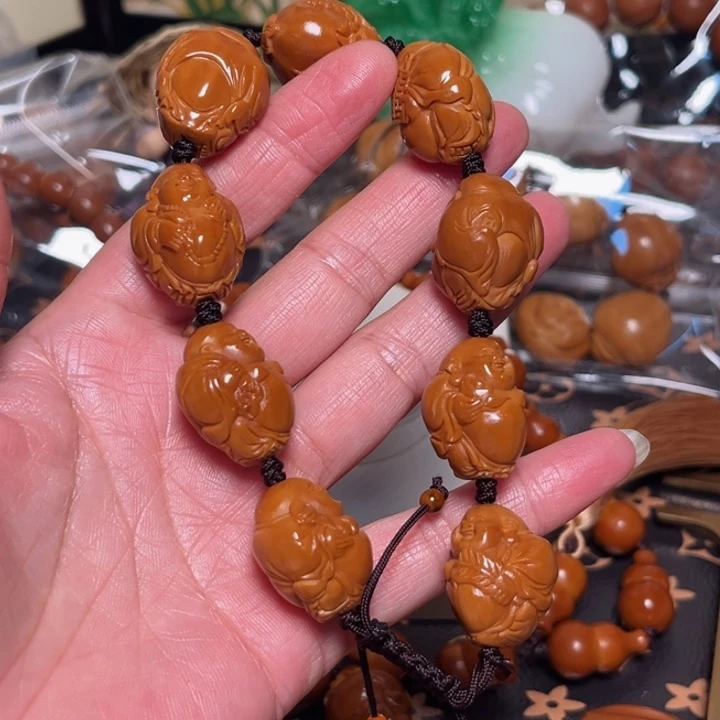 手串/手链橄榄核弥勒橄榄核手串9颗籽