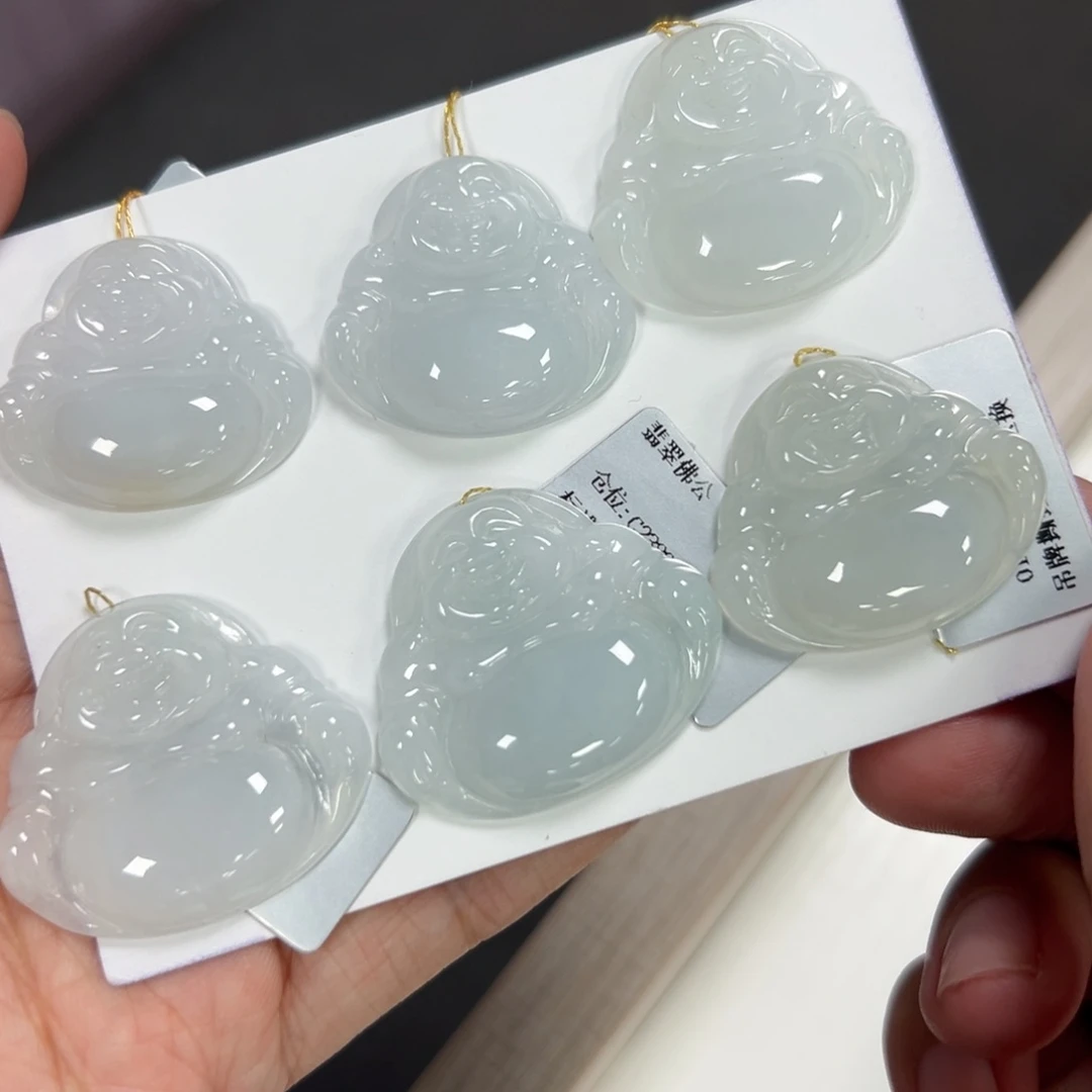 颈饰未镶嵌翡翠佛公-任选其一发货