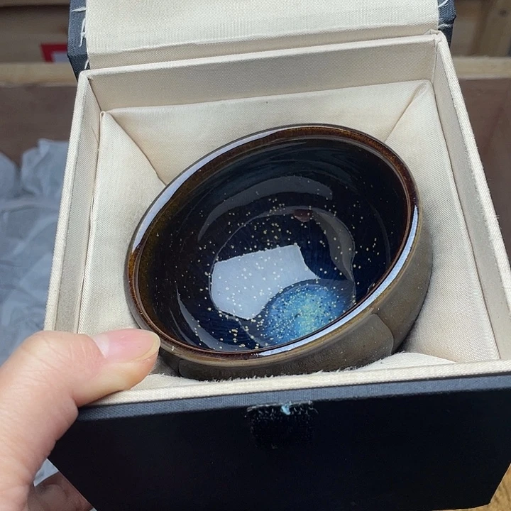 茶盏建窑建盏主人杯配礼盒