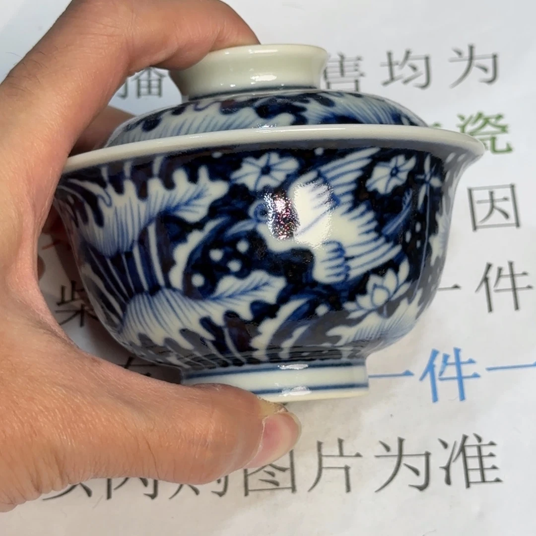 杯子瓷当代仿古精品全手工