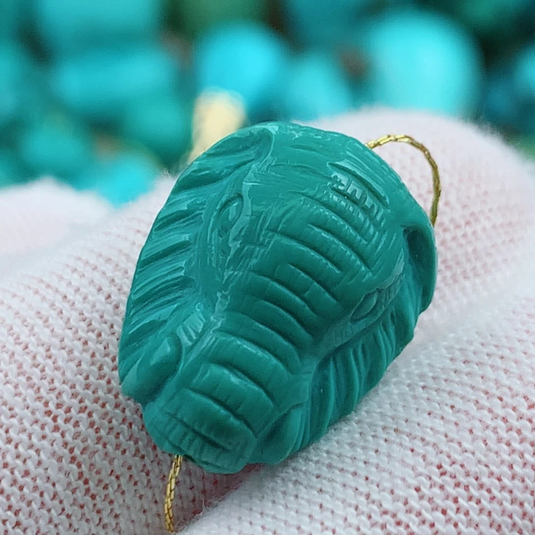 未镶嵌绿松石珠宝奇石