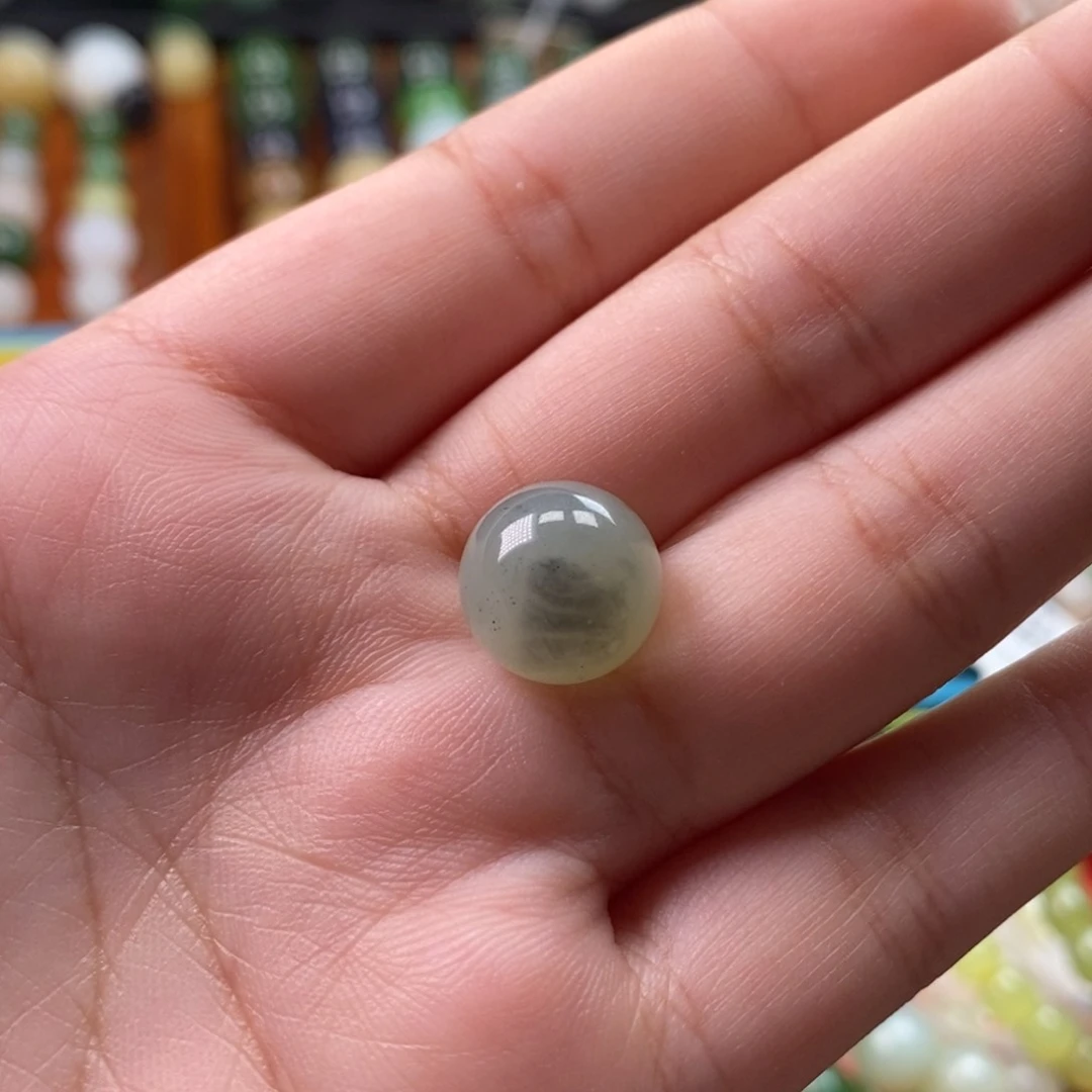 手串未镶嵌和田玉飘墨青花单珠z 12