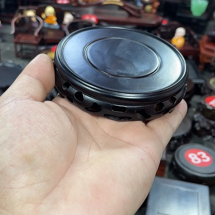 手工艺品琉璃红木底座工艺品8.5
