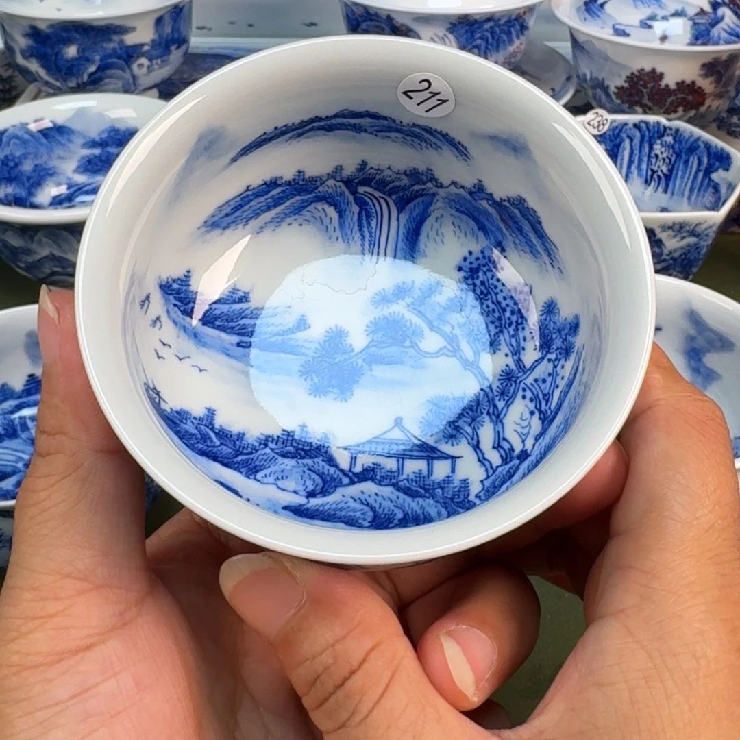 景德镇纯手绘茶具圆圆211