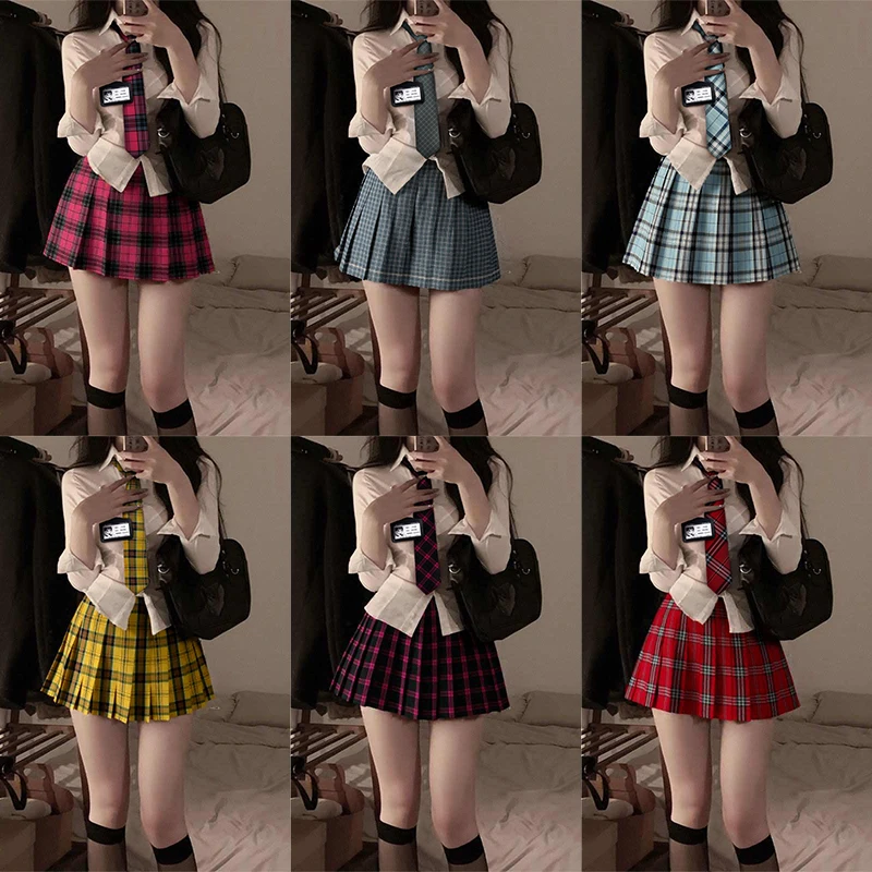 【九州私立】收腰衬衫套装原创jk制服格裙女辣妹纯欲百搭显瘦校供感