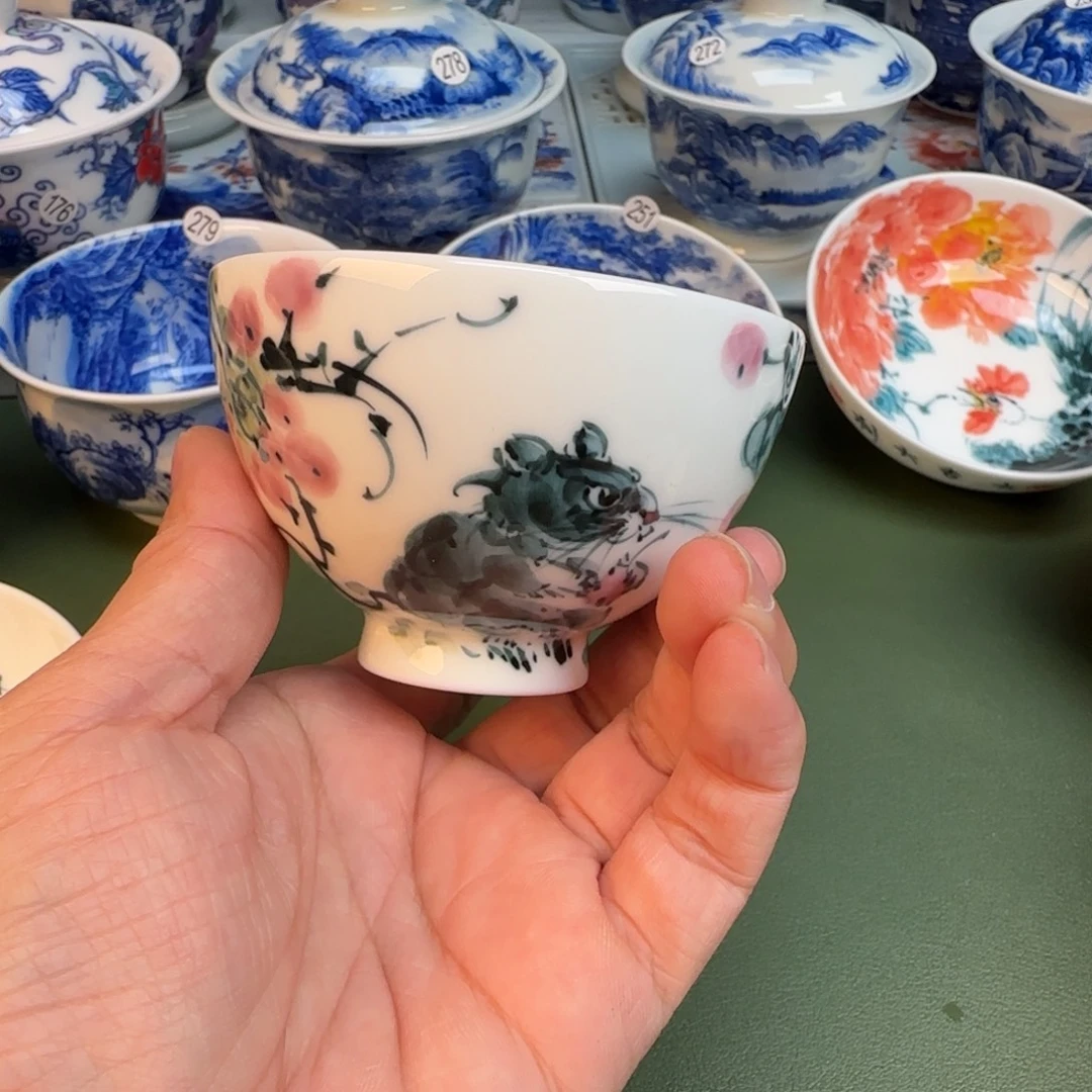 陶纯手工纯手绘茶具241