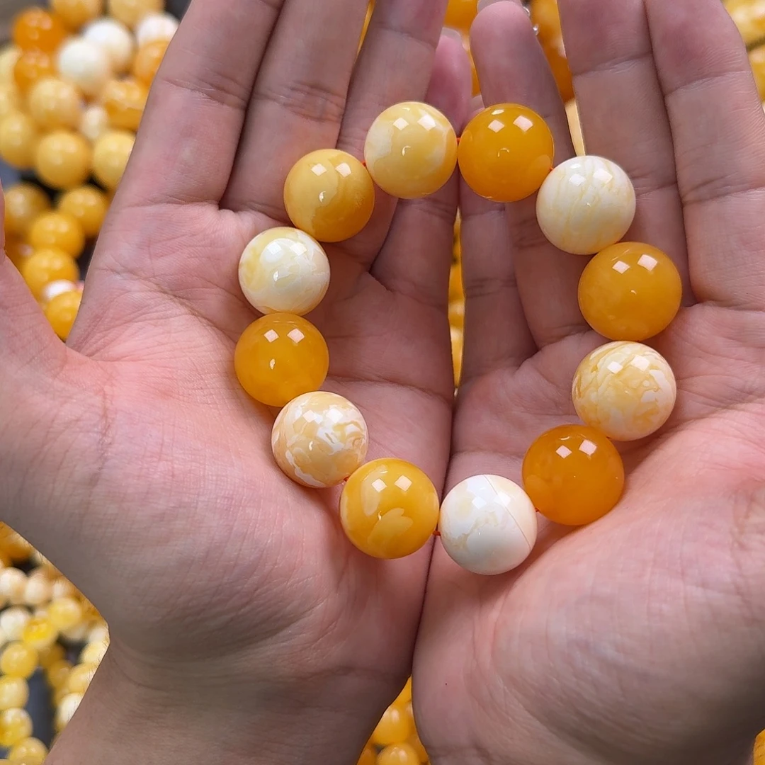 蜜蜡未镶嵌珠宝奇石19mm