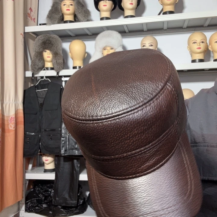 羊皮（革）羊皮帽子宗色