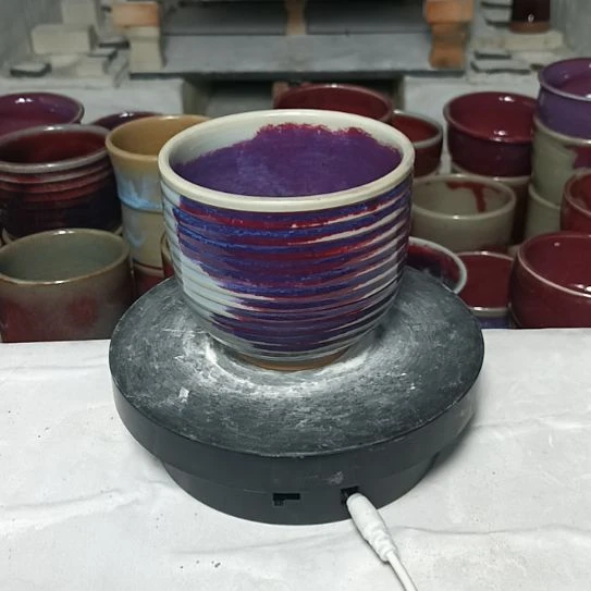 杯钧瓷杯子，纯手工制作