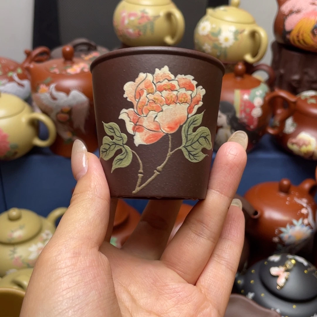 紫砂茶杯紫砂主人杯100cc