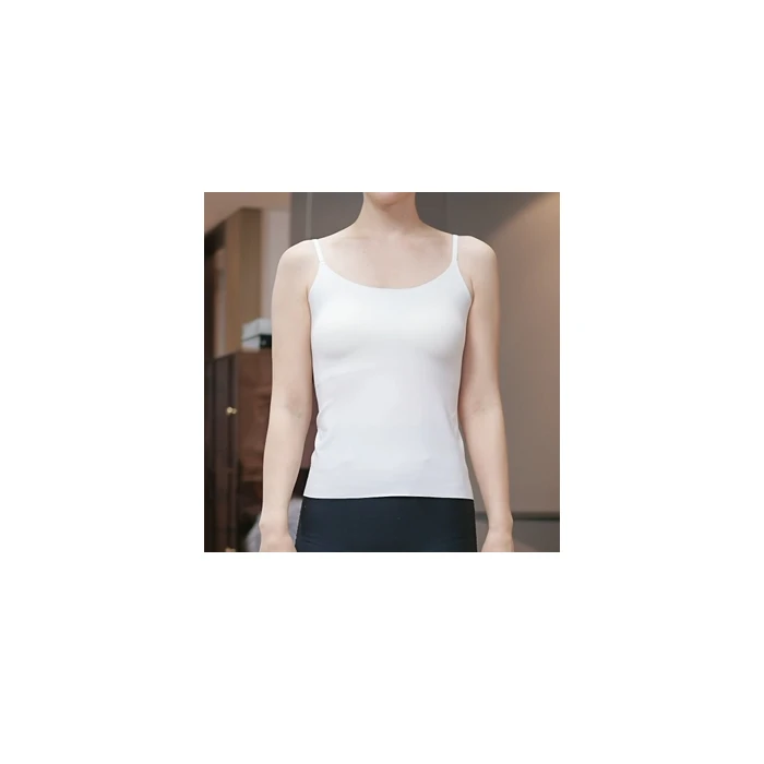 『珍珠纱.背心』女士超细裸感无痕裁剪背心舒适百搭EZ9918