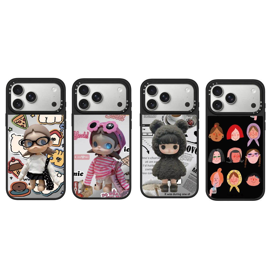 【高版磨砂黑边】C家联名嘎子姐系列苹果手机壳iPhone11/17防摔