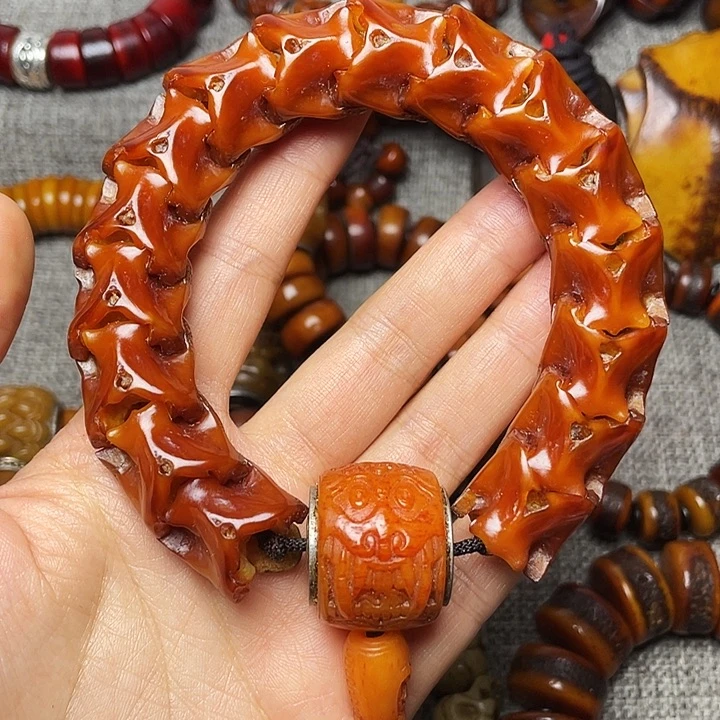 牛骨手串/手链蛇谷