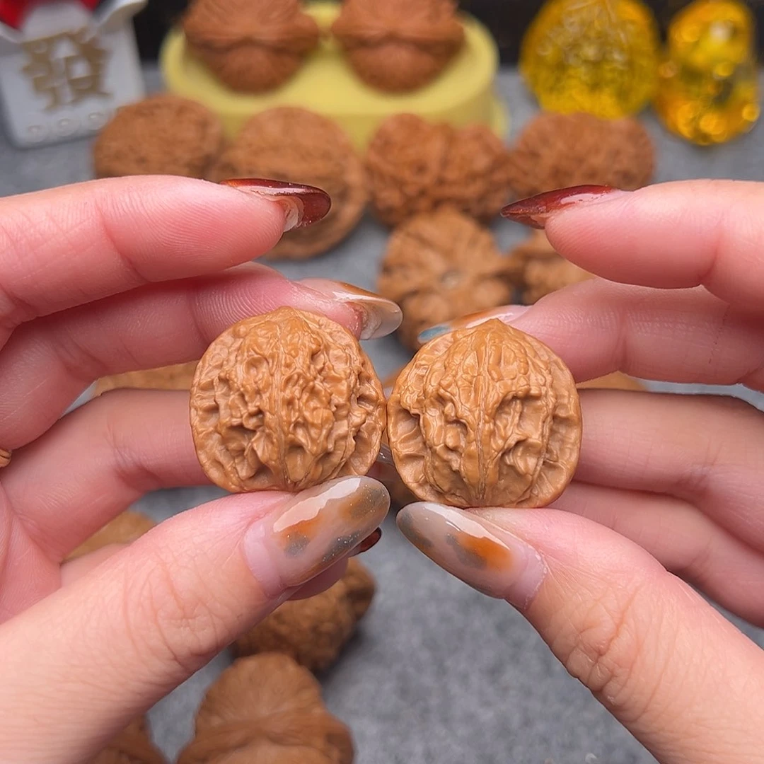 把件文玩核桃毕业精品精配野生小金豆子28全品