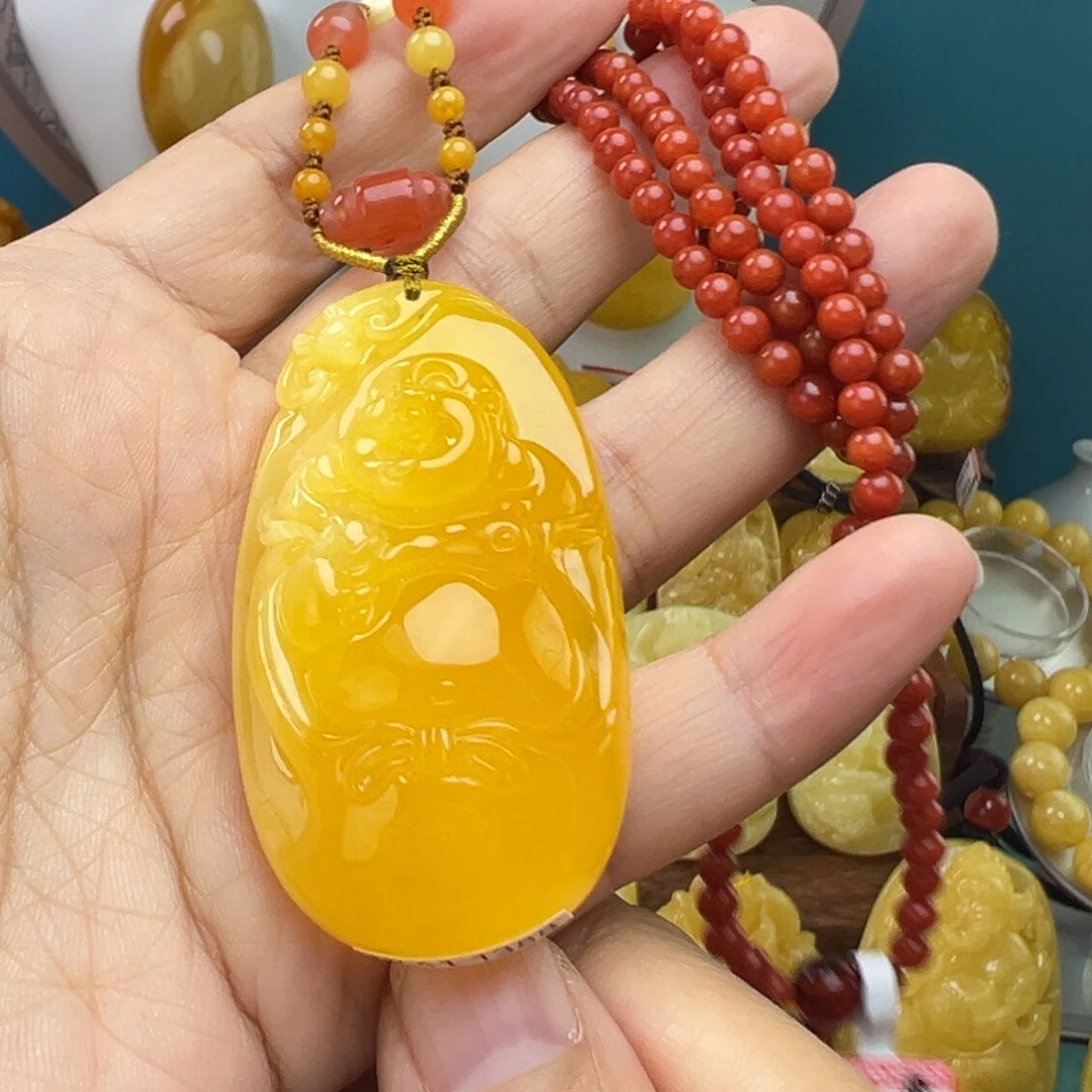 蜜蜡吊坠(赠链)未镶嵌