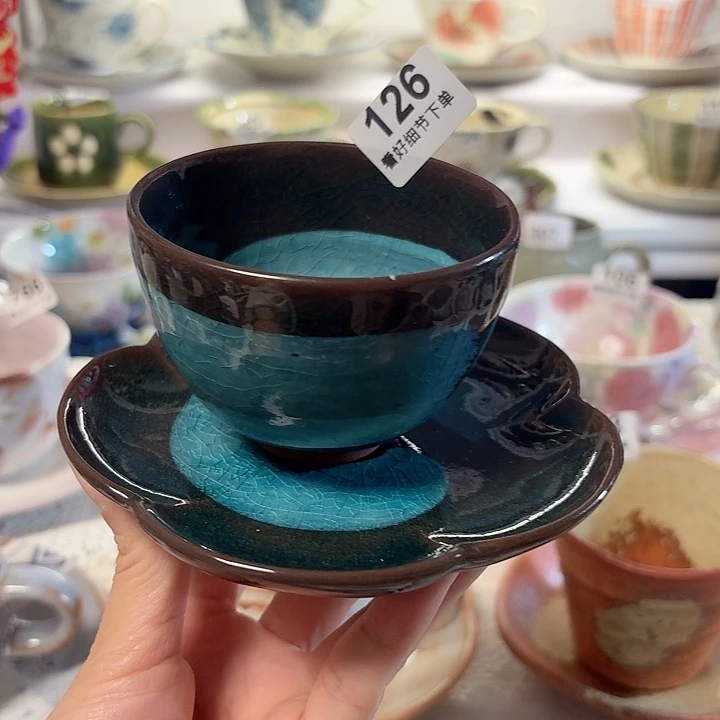 瓷片杰****@一套漂亮的咖啡杯