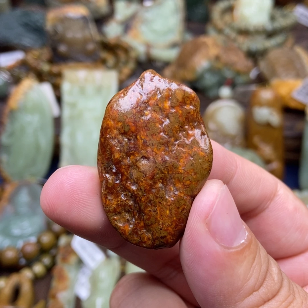 岫岩河磨玉（透闪石质玉）未镶嵌珠宝奇石