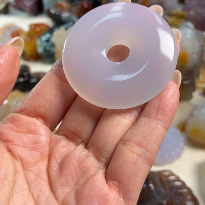 玛瑙/玉髓未镶嵌吊坠(不含链)