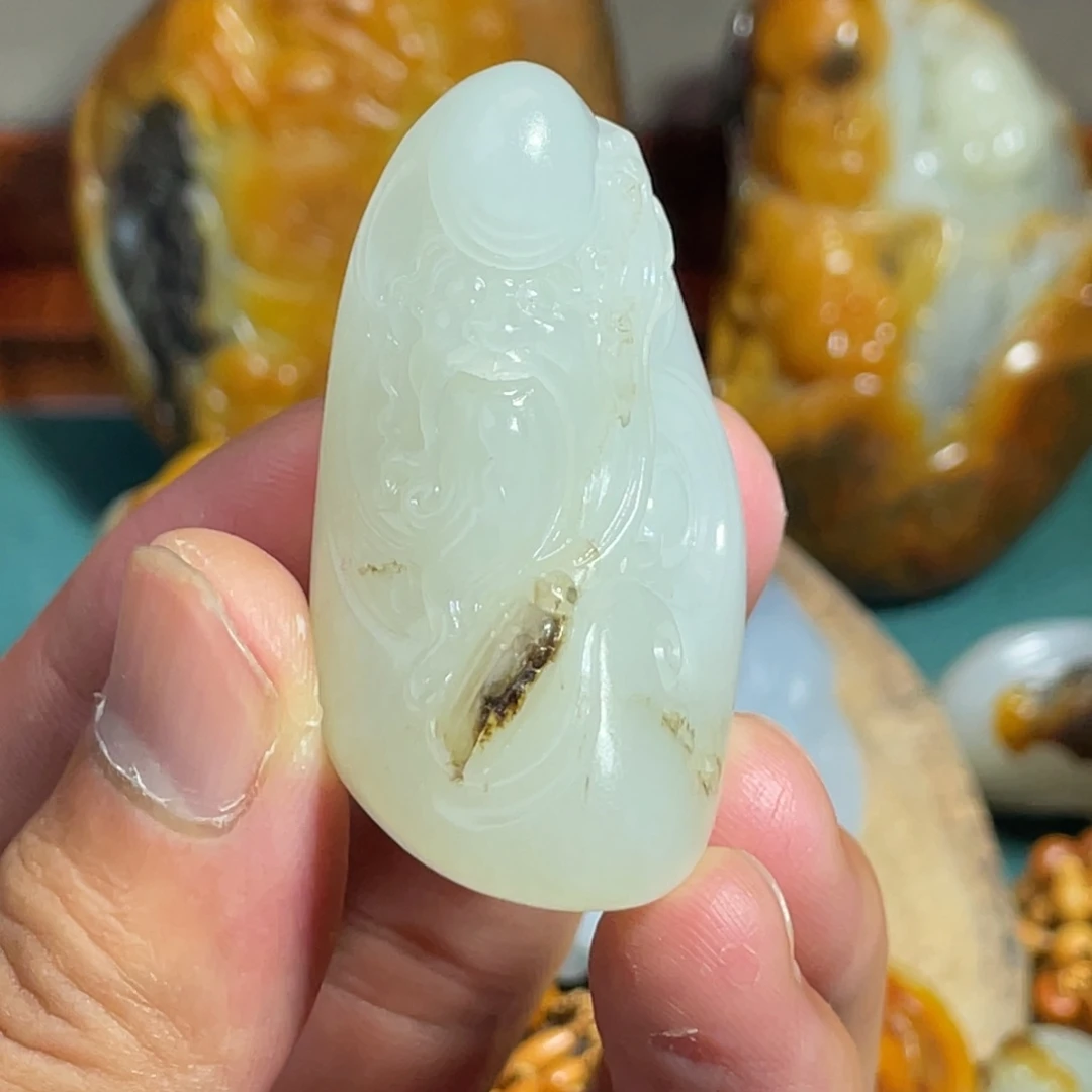 吊坠(不含链)未镶嵌和田玉