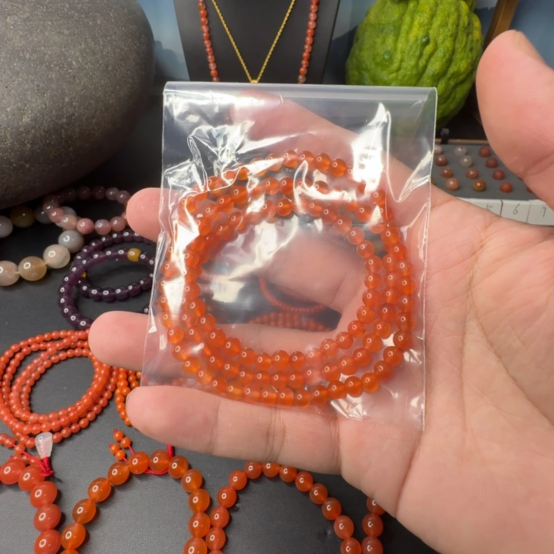 噢***噢南红玛瑙未镶嵌单圈