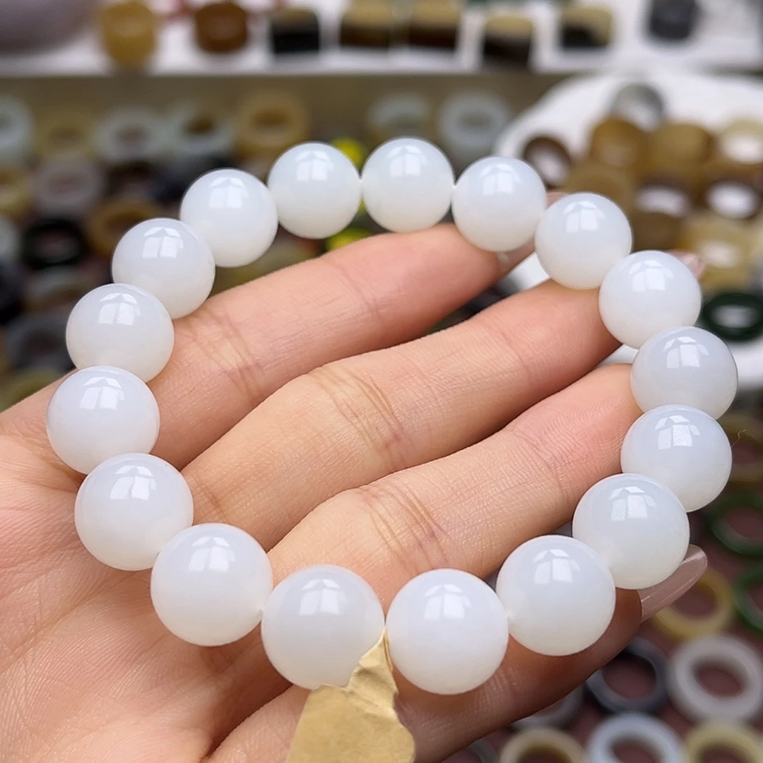 和田玉未镶嵌戒指卡12羊脂白