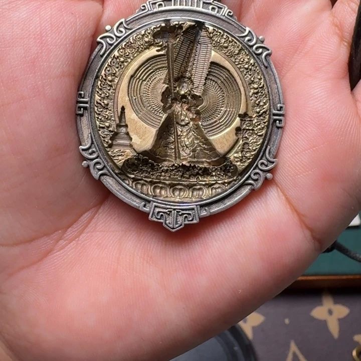 一***_铜铁合金类铜菩提吊坠项链锁骨