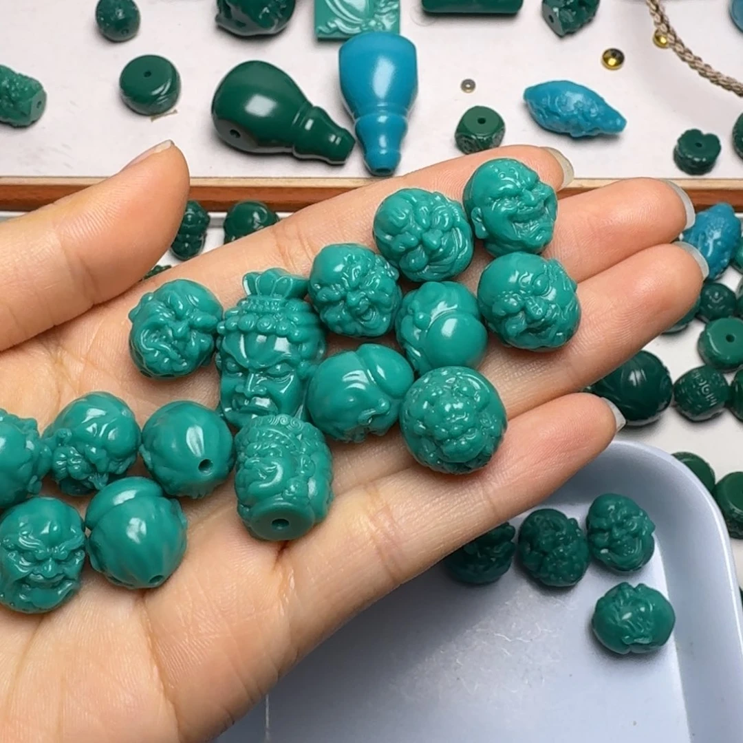 琉璃颈饰*️***科技松配饰