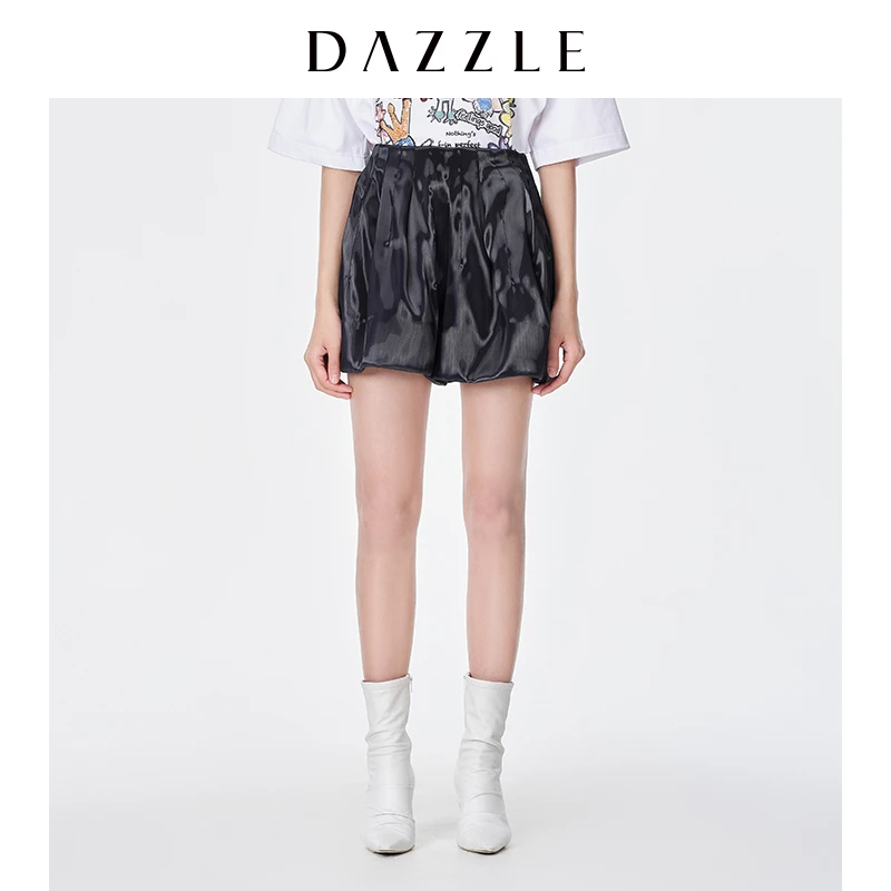 DAZZLE地素运动阔腿裤休闲短裤2D2Q1051A