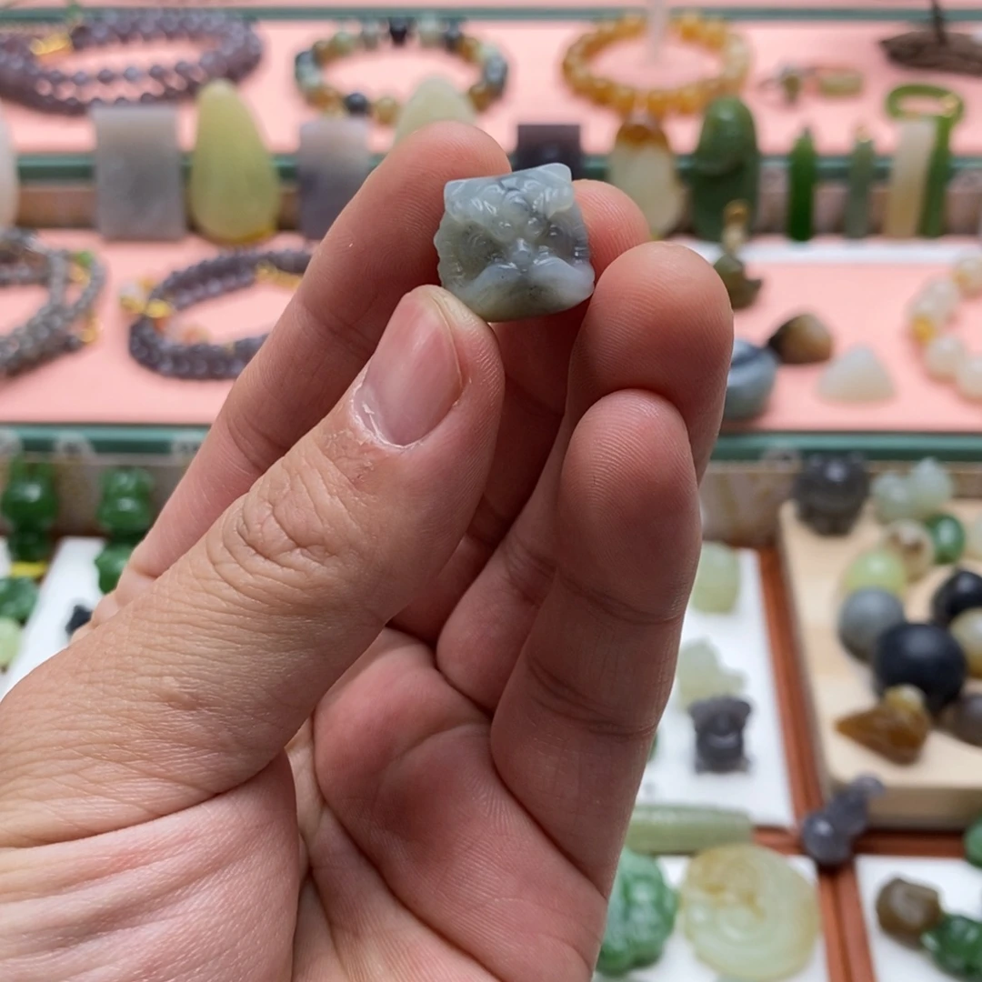 臨***昇和田玉未镶嵌吊坠(不含链)