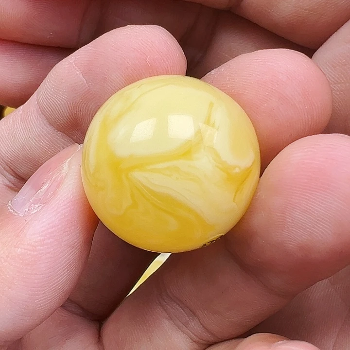 蜜蜡未镶嵌珠宝奇石单珠26.9mm