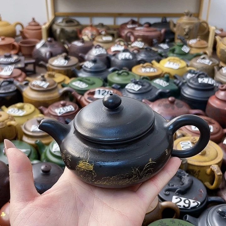 茶壶紫砂紫砂微瑕