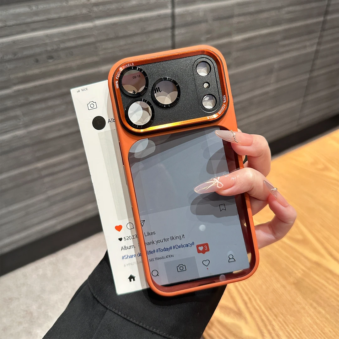 Ai相机按键适用苹果17promax手机壳iphone16新款星宇橙15防摔高级