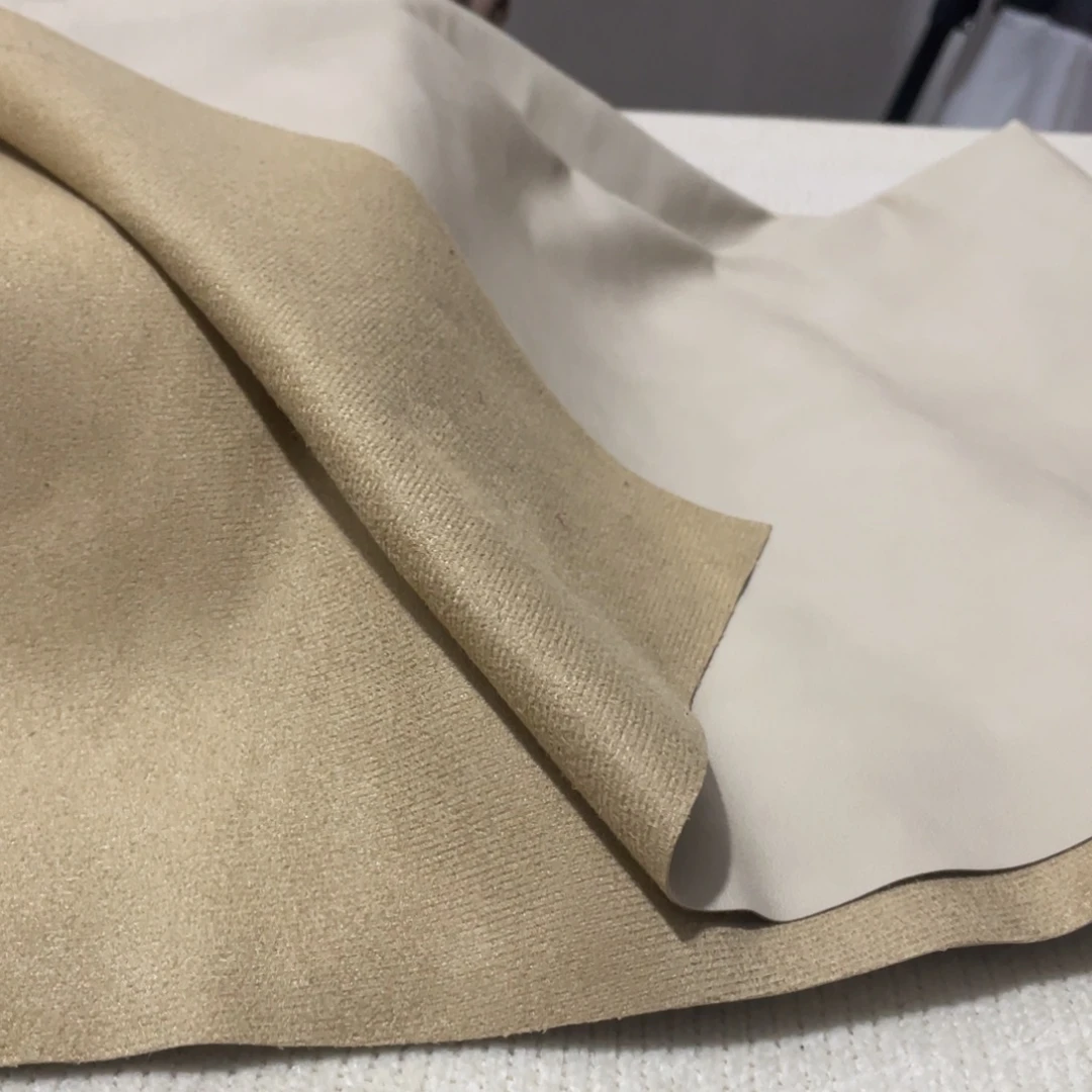 卡其麂皮底2米。