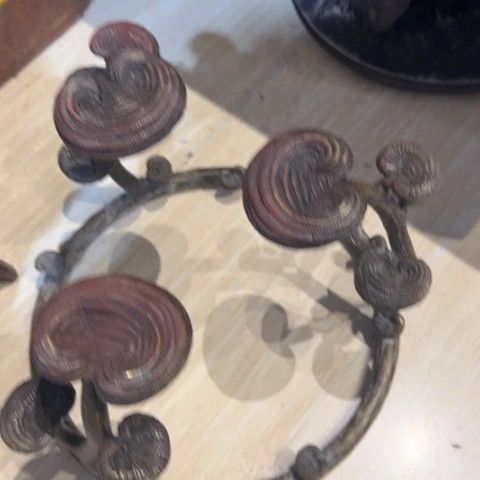 蜜安罐瓷香炉锡茶则
