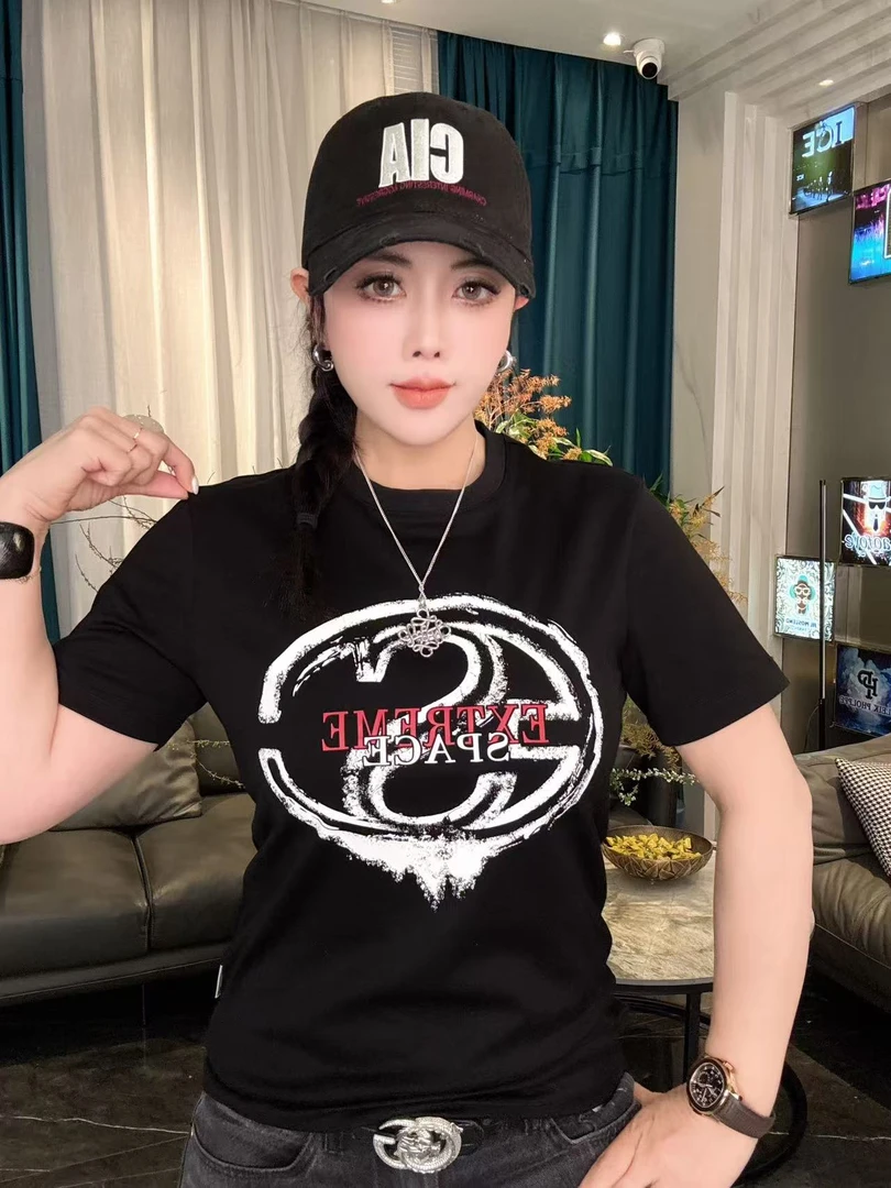 EXTREME SPACE2025春季新款潮品时尚轻奢高端男士短袖D123