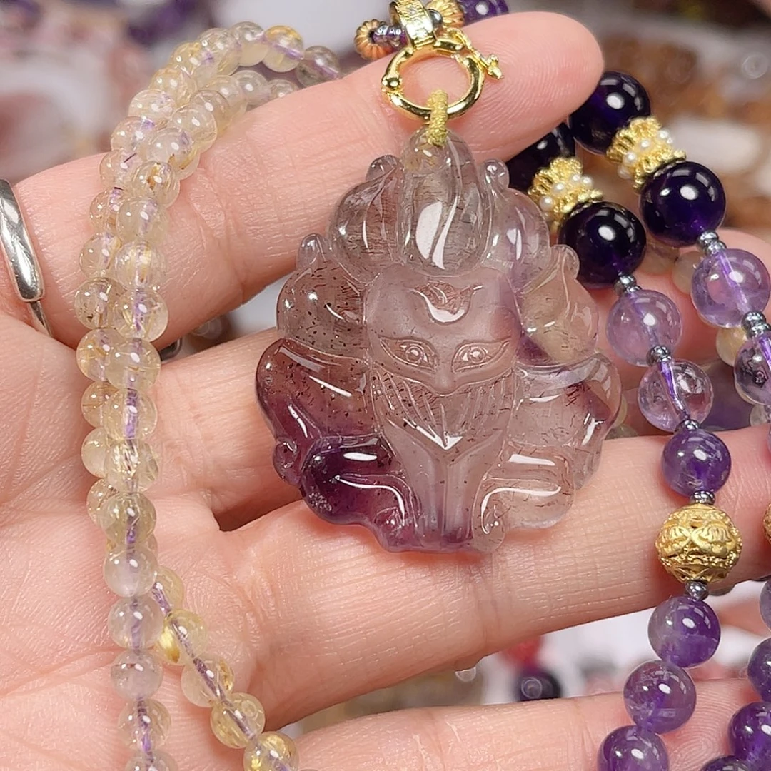 颈饰水晶未镶嵌多样性发一