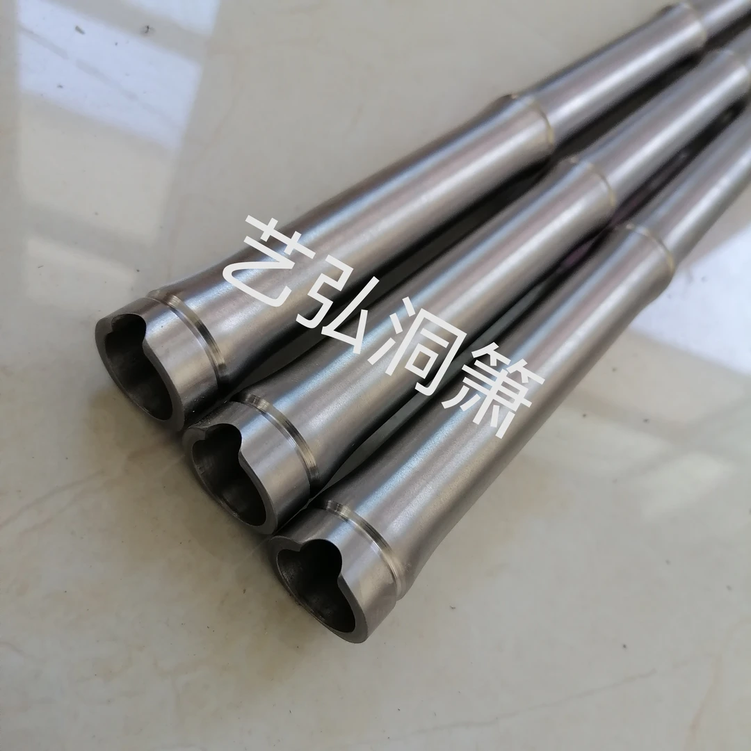 钛箫便携款演奏级音准音色，八孔金属萧钛合金洞箫GF调洞箫