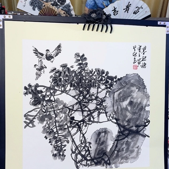 国画张圣敏先生纯手绘作品