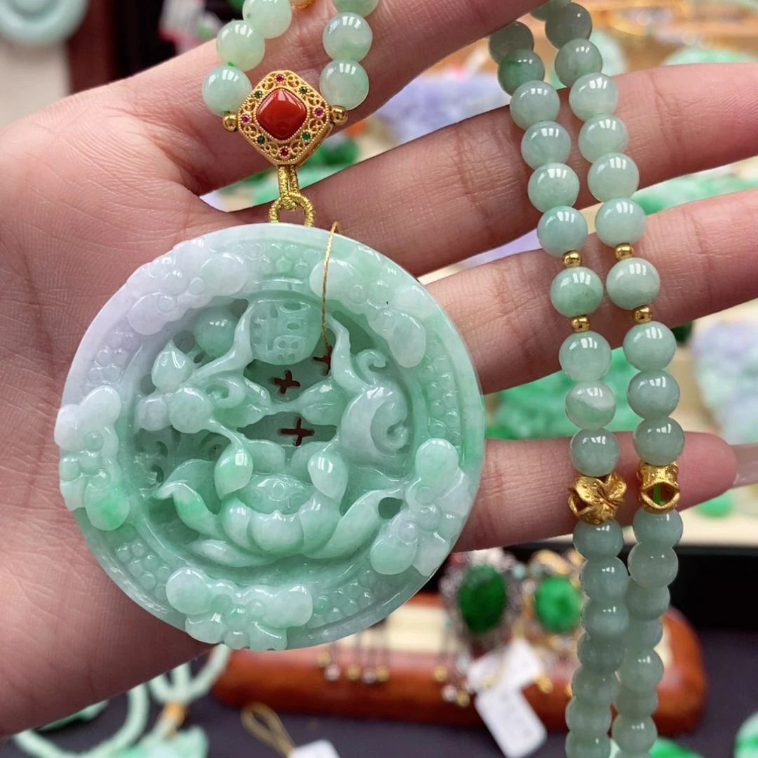 颈饰未镶嵌翡翠翡翠吊坠