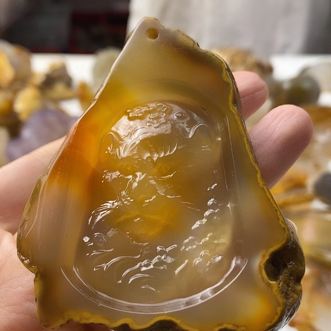 玛瑙/玉髓未镶嵌颈饰
