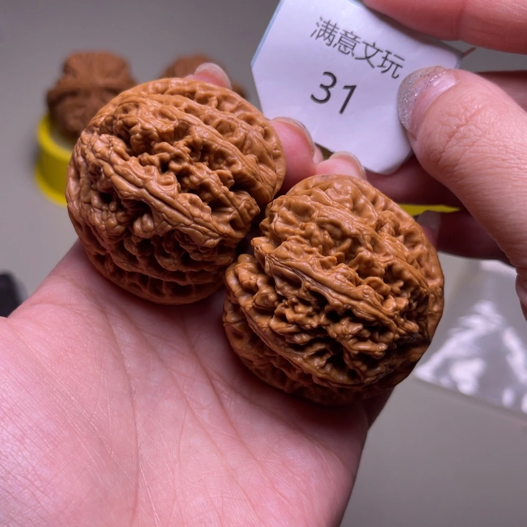 文玩核桃把件粗筋46.31