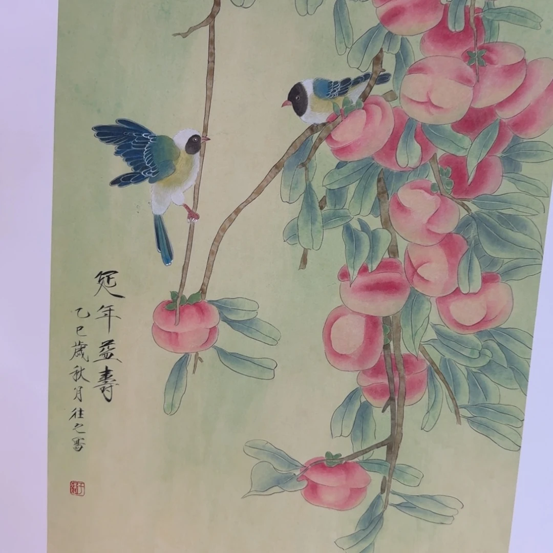 国画国画作品山水花鸟